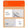 thumbnail image 3 of 5KG Precision Digital Kitchen Scale Compact & Stylish Led Display Food Cooking Scale for Kitchen Cooking Baking, 3 of 5