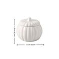 thumbnail image 3 of Ceramic Pumpkin Soup Bowl with Lid 4.33 Inch Covered Stew Soup Bowl Porcelain Serving Dish for Pumpkin Desserts and Stews Kitchen Dinnerware, 3 of 6