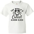 thumbnail image 3 of Inktastic The Worlds Cutest Alarm Clock Youth T-Shirt, 3 of 5