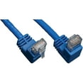 thumbnail image 5 of Eaton Tripp Lite Series Down-Angle Cat6 Gigabit Molded UTP Ethernet Cable (RJ45 Right-Angle Down M to RJ45 M), Blue, 3 ft. (0.91 m) - Patch cable - RJ-45 (M) to RJ-45 (M) - 91 cm - CAT 6 - down-angled connector, molded, stranded - blue, 5 of 9