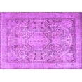 thumbnail image 1 of Ahgly Company Indoor Rectangle Persian Purple Traditional Area Rugs, 2' x 5', 1 of 4