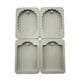 thumbnail image 2 of Del Silicón de Tableta de Del de 3D , B: 2 óvalo 2 rectángulo perfecl Cera de aromaterapia molde de yeso, 2 of 8