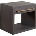 thumbnail image 4 of Diamond Sofa ENCOREETGO 26 x 18 x 23 in. Encore Solid Mango Wood 1-Drawer End Table, Grey Oak Finish, 4 of 6