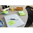 thumbnail image 3 of General Note and Flag Dispenser, Sticky Note Holder, Black Base with Clear Top, Includes 1 Sticky Note Pad and 2 Pads of Flags, Classroom or Office Supplies, 3 of 8