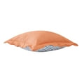 thumbnail image 3 of Mainstays Scallop Stripe Decorative Pillow, 18" x 18", Orange, 3 of 7