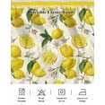 thumbnail image 5 of Yellow Summer Lemon Bed Skirt Cal King Size, Summer Botanical Watercolor Wrap Around Bed Skirting with Adjustable Elastic Strap, Dust Ruffled Pleated Bedskirts 18 Inch Drop for Bedroom Cal King Beds, 5 of 9