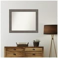thumbnail image 4 of Amanti Art Custom Wall and Bathroom Mirror (30.25 x 37.25 in.), Country Barnwood Frame, 4 of 7