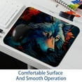 thumbnail image 6 of Wolf Printed Square Desk Mat Mousepad, 8.3x9.8 Inch, Non-Slip Rubber Bottom, Suitable for Office and Gaming, 6 of 6