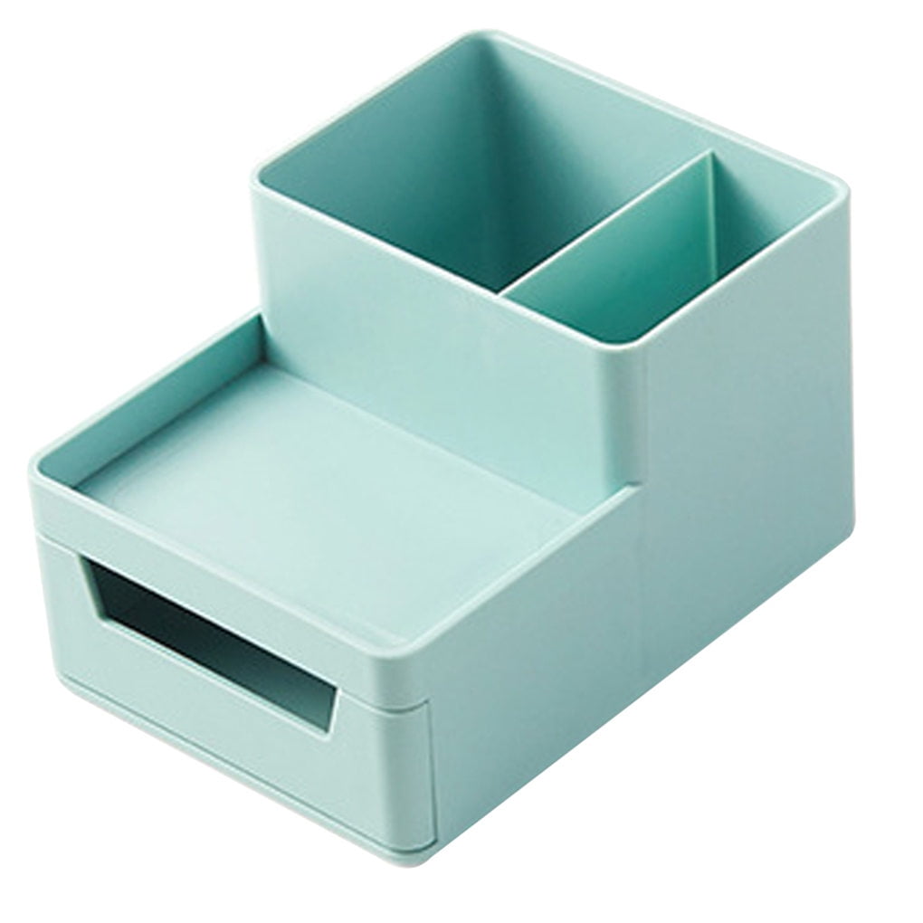 Desk Organiser with 4 Storage Compartment and 1 Drawer Books Office Stationery Desk Tidy Storage Organiser Holder Sorter for A4 Papers Pens and Notebooks with 171 Clips