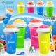 thumbnail image 5 of Tgosomt Slushy Cup, TIK TOK Frozen Magic Slushie Maker Cup Squeeze, Cool Fun Stuff Things Gadgets y grandes calcetines y regalos de elefante blanco (azul), 5 of 5