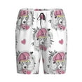 thumbnail image 4 of Wukai Cartoon Poodle Dog Men’s Short Pajama Pants With Pockets Soft Sleep Pj Shorts for Men-4X-Large, 4 of 6