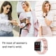 thumbnail image 3 of Correas de reloj inteligente, correas de reloj inteligente ajustables de repuesto de 20 mm para reloj deportivo P22 P32 P36, correa de silicona suave accesorio de pulsera para reloj inteligente, negro, rosa, gris Zhivalor CZDZ-HY146-3, 3 of 7
