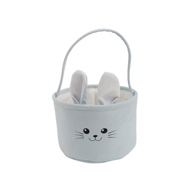 Velvet Easter Candy Gift Baskets for Women with Handles Storage Basket 1Pc