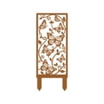 thumbnail image 2 of Rusty Metal Garden Stake, 2D 14.18 inches Garden Column Rust Steel Statue, Modern Garden Sculpture, Metal Patio Landscape Decor, Art Column for Lawn, Porch, Backyard Decoration, Style B, 2 of 9