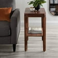 thumbnail image 3 of Kate and Laurel Talcott Mid-Century Side Table, 22 x 14 x 26, Walnut Brown, Modern End Table for Storage and Display, 3 of 5