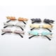 thumbnail image 1 of Unisex Flame Sunglasses Rimless Wave Sun Glasses Luxury Trending Narrow Sunglasses ANGGREK Flame Rimless Wave Sun Glasses, 1 of 8