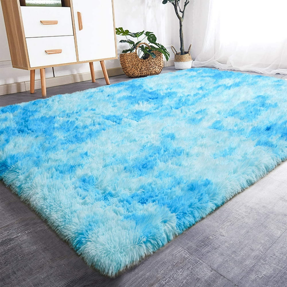 Soft Fluffy Area Rugs, Luxury Fuzzy Rug, Shag Indoor Nursery Carpet for