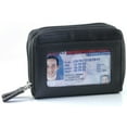 thumbnail image 3 of RFID Double Zip Accordion Credit Card Holder, 3 of 11