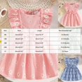 thumbnail image 3 of Tigivemen Toddler Girl Summer Dress Casual Clothes Floral Flutter Sleeve Beach Sundress Cute Bow Dresses Size 9-12 Months, 3 of 6