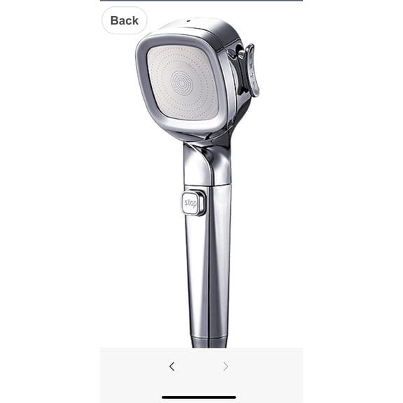 4-Mode High-Pressure Water-Saving RV Shower Head With Stop Button - Chrome ABS Plastic Wall-Mounted Showerhead,Ideal For Travel Trailers & Motorhomes, Efficient Camping & RV Travel