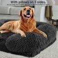 thumbnail image 5 of Nisrada Fluffy Plush Extra Large Pet Bed with Orthopedic Foam and Anti-Slip, Machine Washable Design, 5 of 9