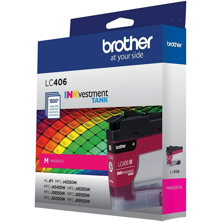 LC406MS INKvestment Ink, 1,500 Page-Yield, Magenta LC406MS INKvestment Ink, 1,500 Page-Yield, Magenta
