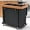 Black-3 Setion, variant on 230L (60 Gal) Extra Large Fashion Laundry Sorter 3 Section with Lid, Rolling Laundry Basket Hamper with Handle, Laundry Organizer Storage Cart with Sturdy Metal Frame for Laundry Room, Dark Blue