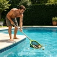 thumbnail image 3 of Pool Leaf Skimmer with Detachable Handle, Fine Mesh Debris Net for Swimming Pools, Hot Tubs & Spas, 3 of 6