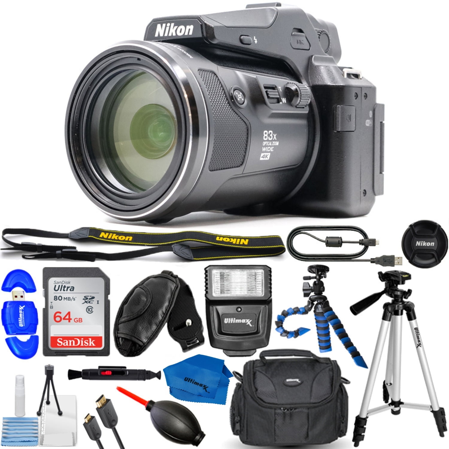 Nikon COOLPIX P950 Point Shoot Digital Camera, 26532: 83x Zoom