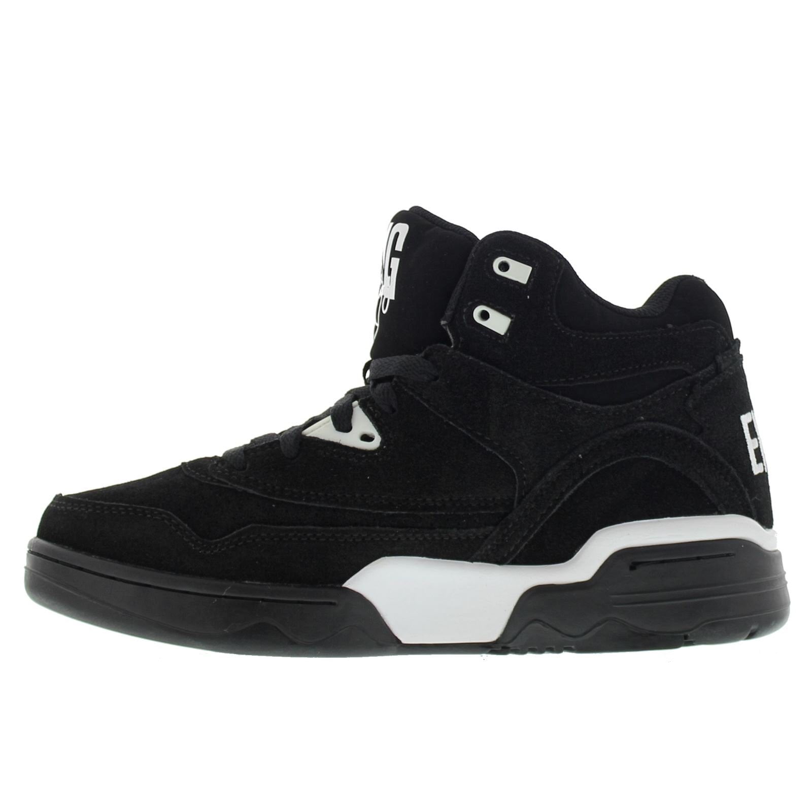 Patrick Ewing Mens Guard Black White Suede Trainers 5 US