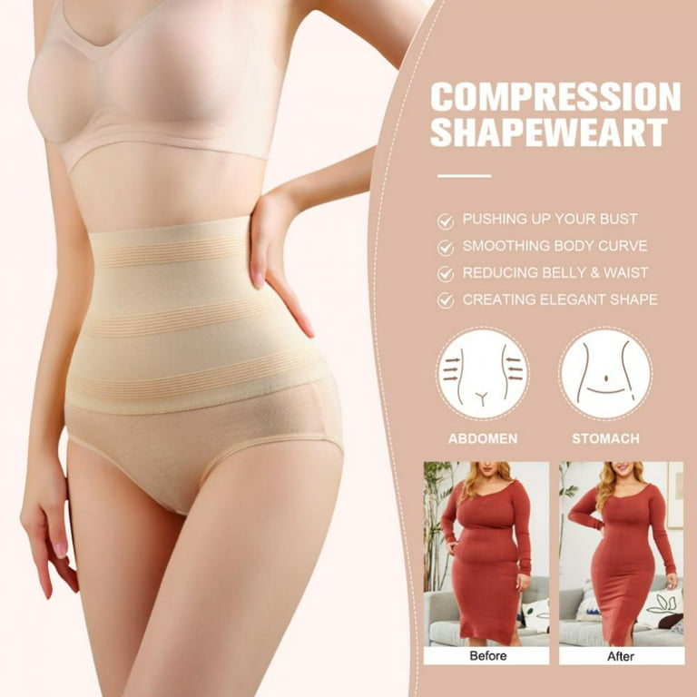 Xmarks Womens Shapewear High Waist C-Section Recovery Slimming Underwear  Tummy Control Panties Skin 198-215.6LBS(Weight) 