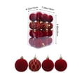 thumbnail image 2 of YingYouFu Christmas Ball Ornaments Set, 24PC Shatterproof Christmas Tree Decorations Ball Ornaments , Elegant Hanging Ornaments for Xmas Trees Party Holiday Decor Gift, 2 of 6
