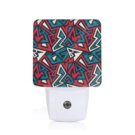 

Sigee Geometric Elements for Night Lights Plug into Wall Dusk to Dawn Sensor Warm White Led Night Light 0.5W for Kid Hallway