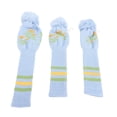 thumbnail image 2 of Long Neck Club Headcovers, Washable Classic Sunflower Pattern Pom Pom Decoration for Daily Storage, 2 of 7