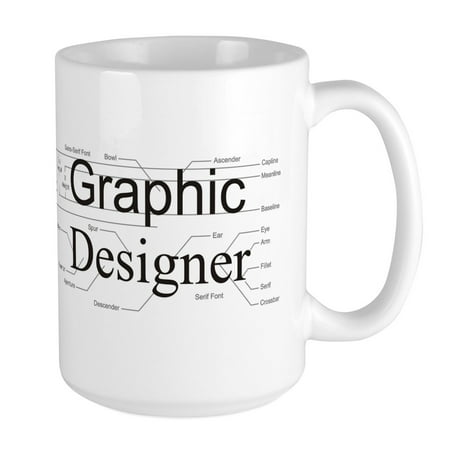 

CafePress - Graphic Designer Large Mug - 15 oz Ceramic Large Mug