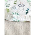 thumbnail image 6 of Bagilaanoe Newborn Baby Girl Boy Easter Rompers Bunny Print Short Sleeve Bodysuits 6M 12M 18M 24M Infant Casual One Piece Short Jumpsuit, 6 of 8