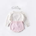 thumbnail image 5 of Kiapeise Baby Girl Long Sleeve Knitted Overalls Autumn Baby Romper Autumn Winter Jumpsuit, 5 of 5