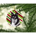 thumbnail image 2 of Carolines Treasures SC9798CO1 Black and White Collie Candy Cane Christmas Ceramic Ornament 3 in multicolor, 2 of 2