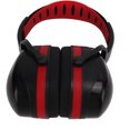 thumbnail image 2 of Protection Auditive Cache-Oreilles, Réduction de Bruit Confortable Noir Rouge Rotation 360° Coquille Bandeau Défenseurs d'Oreilles pour Voyage, 2 of 8