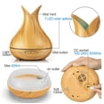 thumbnail image 4 of Humidificador humidificador de grano de madera, máquina de incienso, gran cantidad de niebla, silencioso, apagado automático, humidificador antisecado (grano de madera profundo) JM, 4 of 5