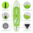 thumbnail image 3 of Famistar Inflatable SUP Paddle Board, 144"Lx32"Wx6"THK, w/ 3 Removable Fins, Adjustable Paddle, Pump with PSI Gauge, Carrying Backpack & Repair Kit, 3 of 13