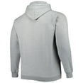 thumbnail image 3 of Men's Fanatics Heather Gray Atlanta Hawks Big & Tall Wordmark Pullover Hoodie, 3 of 3