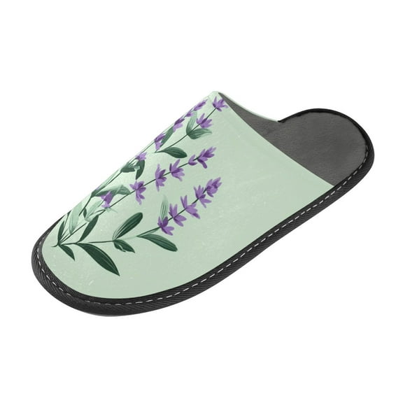 IAUYY Memory Foam House Slippers Suitable for Both Men and Women. Comfortable, Anti-Slip Plush Flat-Bottomed Slippers The Best Holiday Gift A Sage