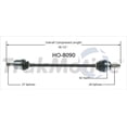 thumbnail image 5 of TrakMotive CV Axle Shaft HO-8090 Premium; OEM Replacement, 5 of 5
