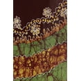 thumbnail image 6 of Sakkas Sara Batik CaftanTank Dress / Cover Up - Chocolate / Green - One Size Regular, 6 of 6