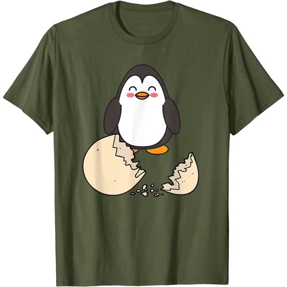 Cute Funny Penguin Hatched Egg Cutie Animal Adorable Sweet T-Shirt