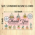 thumbnail image 2 of Business Thank You Cards - 3.5" x 2" Standard Business Card - Set of 50 - Blank Stationery - Beautiful and Minimalist Business Thank You Cards for Under $10!, 2 of 5