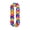 Festive Rainbow Multi-Color, variant on 1Pc 41.34" Hawaiian Lei Flower Necklace, Soft Elastic Tropical Garland for Summer Beach Luau Party Decoration, Peacock Blue