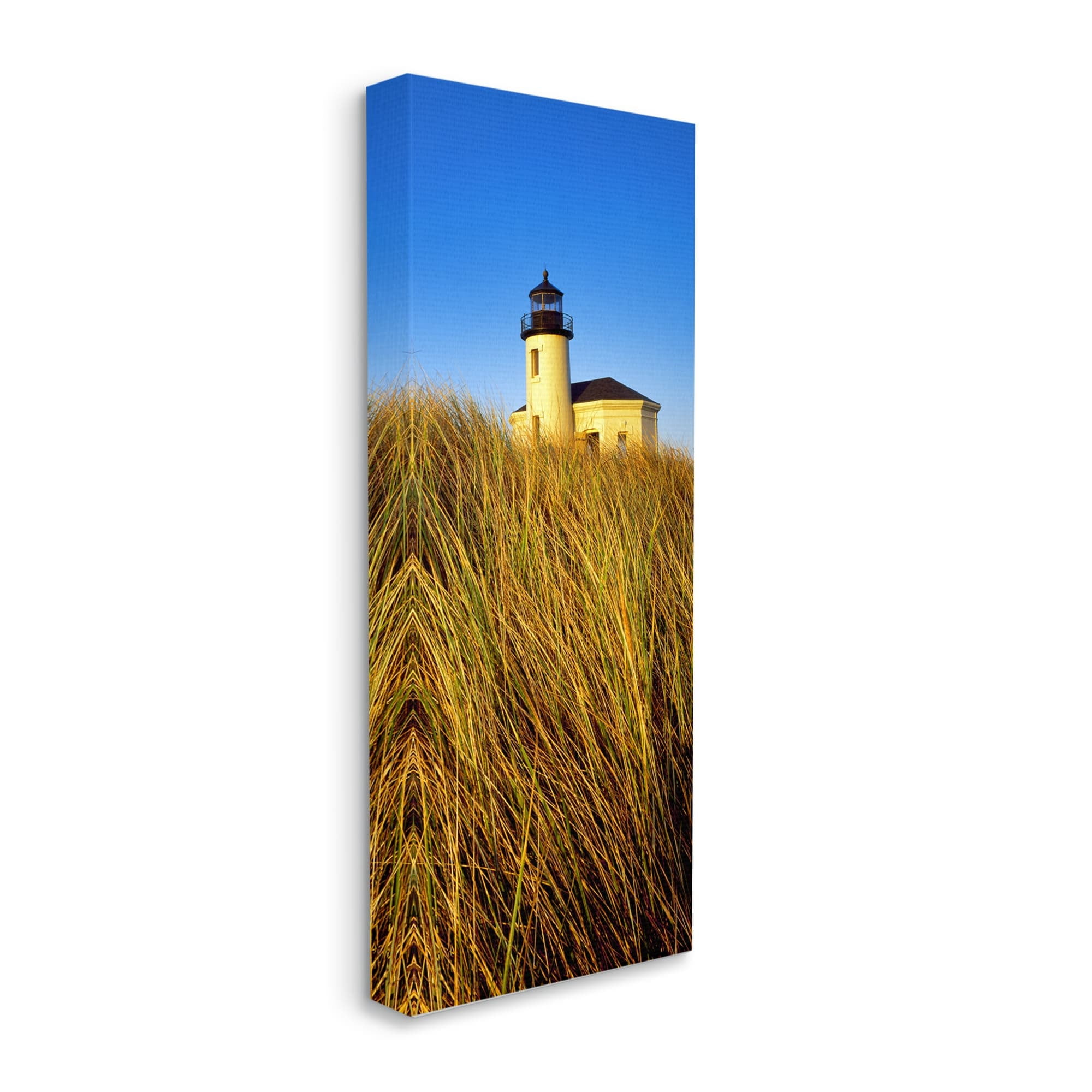 Stupell Industries Coastal Lighthouse Photography Coastal Photography Gallery Wrapped Canvas Print Wall Art