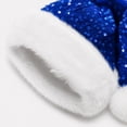 thumbnail image 4 of Anhility Sequin Santa Hat for Adults Christmas, Sparkly New Year Party Hat with Glitter, Holiday Headwear Costume Accessories Gifts for Family or Friends, 4 of 6